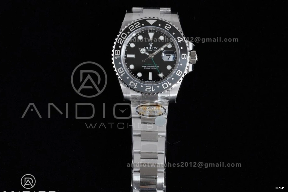 SH3285 Black Best Edition V2 ARF Gray Bracelet Oyster New Ceramic Wayne II on GMT-Master Bruce 904L 1:1 126710 GRNR 0130
